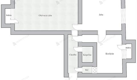 Kaufen 2-Zimmer-Wohnung, 2-Zimmer-Wohnung, Stavbárska, Nitra, Slowakei