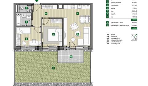 Kaufen 3-Zimmer-Wohnung, 3-Zimmer-Wohnung, Limbašská cesta, Pezinok, S