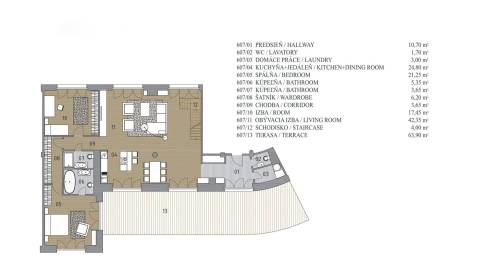 Kaufen 4-Zimmer-Wohnung, 4-Zimmer-Wohnung, Štúrova, Bratislava - Staré