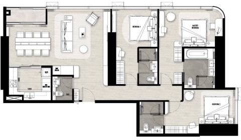 Kaufen 4-Zimmer-Wohnung, 4-Zimmer-Wohnung, Pattaya, Thailand