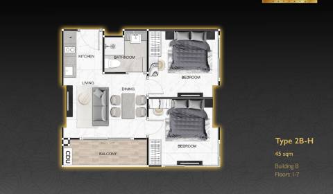 Kaufen 3-Zimmer-Wohnung, 3-Zimmer-Wohnung, Pattaya, Thailand