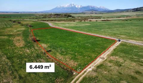 Kaufen landwirtsch. Grundstücke, landwirtsch. Grundstücke, Kežmarok, S