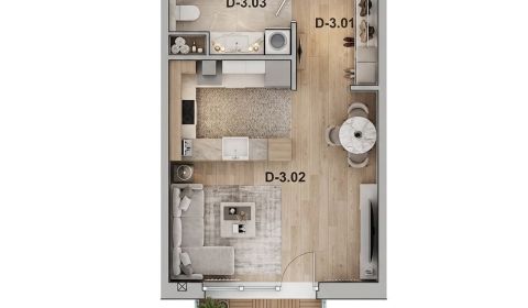 Kaufen 1-Zimmer-Wohnung, 1-Zimmer-Wohnung, Trenčín, Slowakei