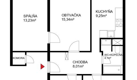 Kaufen 4-Zimmer-Wohnung, 4-Zimmer-Wohnung, Krakovská, Košice - Juh, Sl
