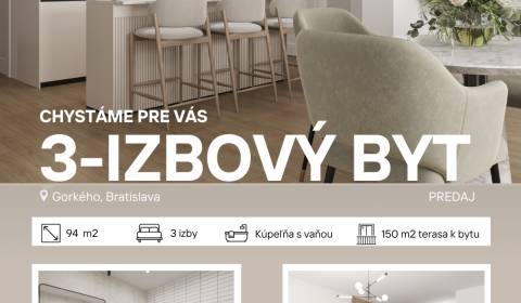 Kaufen 3-Zimmer-Wohnung, 3-Zimmer-Wohnung, Gorkého, Bratislava - Staré