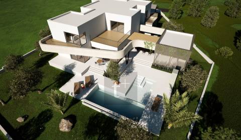 KROATIEN - Luxuriöse architektonisch interessante Villa - VODICE