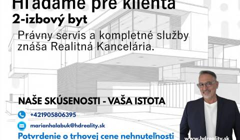 Suche 2-Zimmer-Wohnung, 2-Zimmer-Wohnung, Sásová, Banská Bystrica, Slo