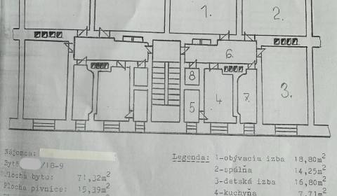 Kaufen 3-Zimmer-Wohnung, 3-Zimmer-Wohnung, Tatranská, Považská Bystric
