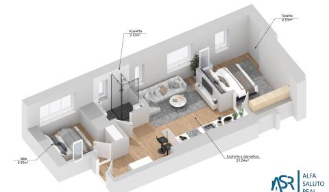 Kaufen 2-Zimmer-Wohnung, 2-Zimmer-Wohnung, Beskydská, Bratislava - Sta