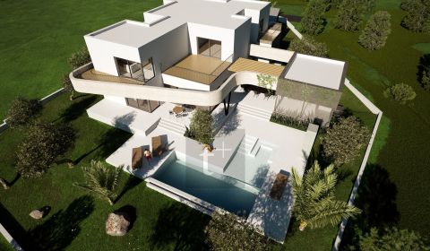 KROATIEN - Luxuriöse architektonisch interessante Villa - VODICE