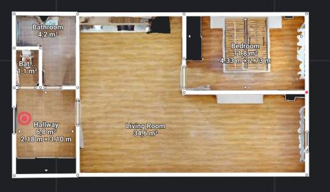 Kaufen 2-Zimmer-Wohnung, 2-Zimmer-Wohnung, M. Nešpora, Skalica, Slowak