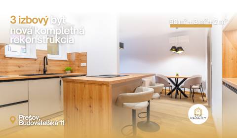 Mieten 3-Zimmer-Wohnung, 3-Zimmer-Wohnung, Budovateľská, Prešov, Slowa