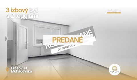 Kaufen 3-Zimmer-Wohnung, 3-Zimmer-Wohnung, Mukačevská, Prešov, Slowake