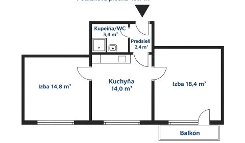 Kaufen 2-Zimmer-Wohnung, 2-Zimmer-Wohnung, Rezedová, Bratislava - Ruži