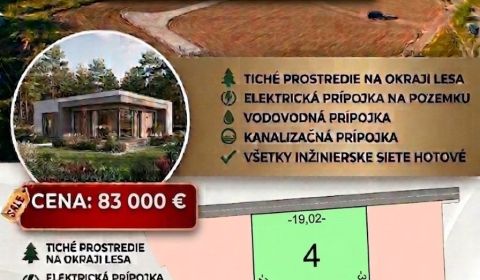 Kaufen Baugrund, Baugrund, Pod Borovicou, Malacky, Slowakei