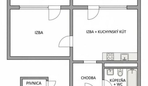 Kaufen 2-Zimmer-Wohnung, 2-Zimmer-Wohnung, Šustekova, Bratislava - Pet