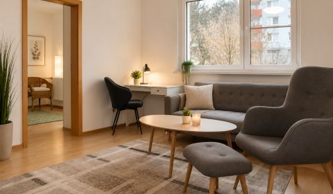 Mieten 2-Zimmer-Wohnung, 2-Zimmer-Wohnung, Bratislava - Dúbravka, Slow