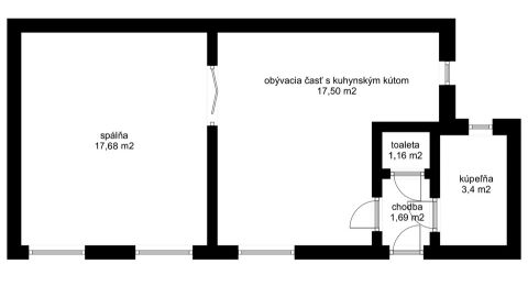 Kaufen 2-Zimmer-Wohnung, 2-Zimmer-Wohnung, Štefánikova trieda, Nitra, 