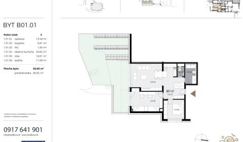 3-Zimmer-Wohnung, Búdková, zu verkaufen, Bratislava - Staré Mesto, Slo