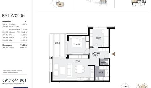 3-Zimmer-Wohnung, Búdková, zu verkaufen, Bratislava - Staré Mesto, Slo