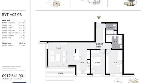 3-Zimmer-Wohnung, Búdková, zu verkaufen, Bratislava - Staré Mesto, Slo