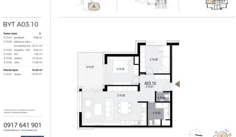 3-Zimmer-Wohnung, Búdková, zu verkaufen, Bratislava - Staré Mesto, Slo