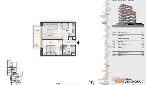 2 Zimmer Wohnung, Martina Granca, zu verkaufen, Bratislava - Dúbravka,