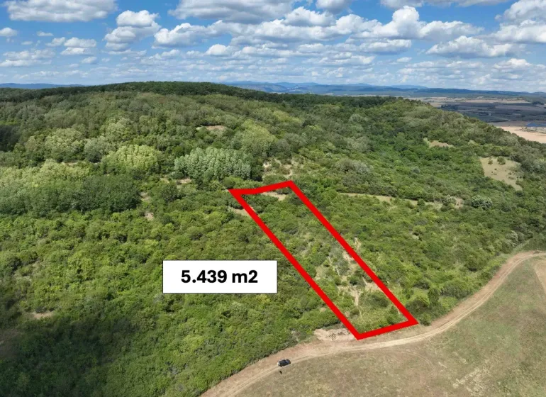Landwirtschaftliche und forstwirtschaftliche Flächen in Tornaľa, umgeben von dichten Wäldern und Grünflächen.