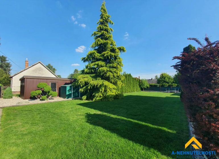 Garten mit Rasen und Bäumen in Dolný Štál, Raum geeignet für Grundstücke - Wohnen.