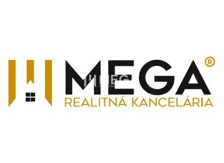 Logo der Immobilienagentur MEGA mit Zertifizierung vom Verband der Immobilienagenturen der Slowakei.