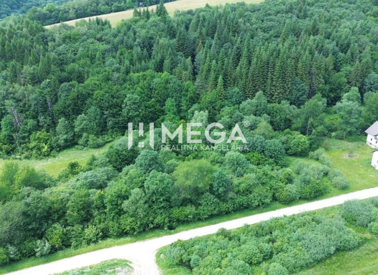 Grundstücke im Wald auf Danová in Medzilaborce, geeignet zum Wohnen, umgeben von Natur.