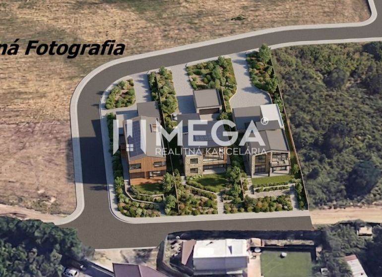 Visualisierung eines Wohnprojekts im Bereich Košice IV, Rešov majer, für Grundstücke - Wohnen.