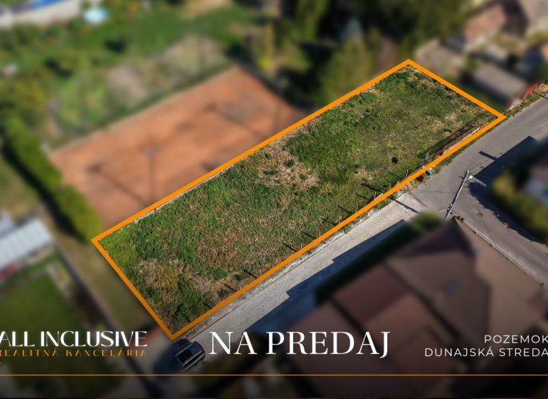 Grundstück zum Verkauf in Dunajská Streda, Malé Blahovo, geeignet für Wohnzwecke.