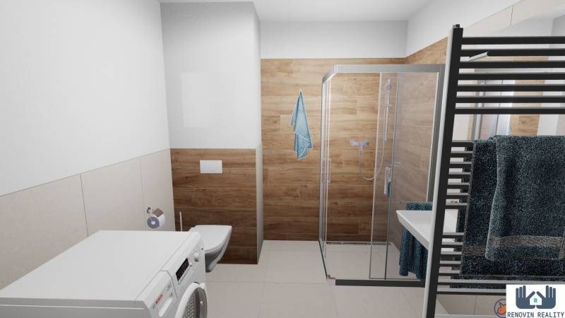 2-izbový byt v novostavbe Hájik vo Zvolene na predaj H5 - kúpelňa