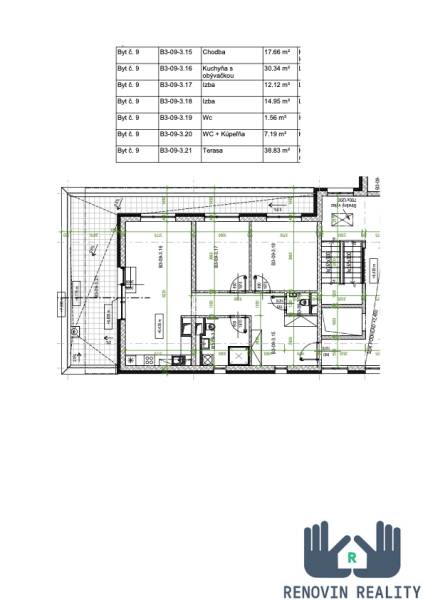 Unikátny 3-izbový byt v novostavbe  s veľkou terasou na predajvolen Motova podorys.png