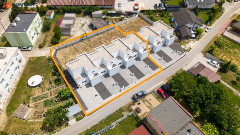 Hausbau in Horná Streda in der Straße Horná Streda, moderne energieeffiziente Häuser.