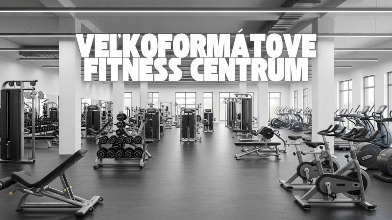 Posilňung voller Fitnessgeräte und -ausrüstung in Geschäftsräumen.