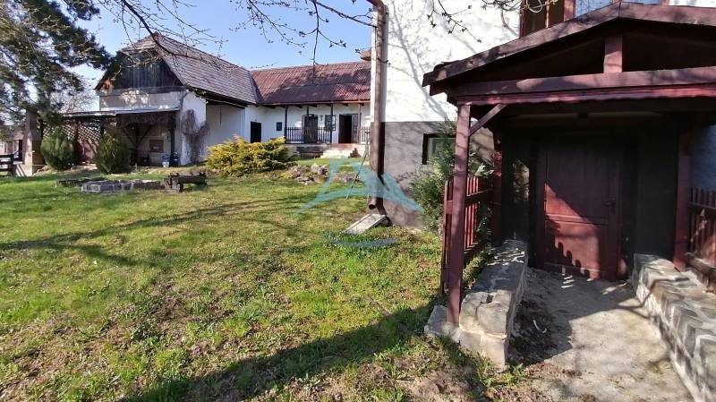 Garten, Einfamilienhaus, Sitzecke, Rasenfläche, Holzunterstand, Sonnenbeleuchtung.