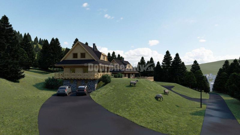Berghütten umgeben von Wäldern in Kremnické Bane, geeignet für Grundstücke - Wohnen.