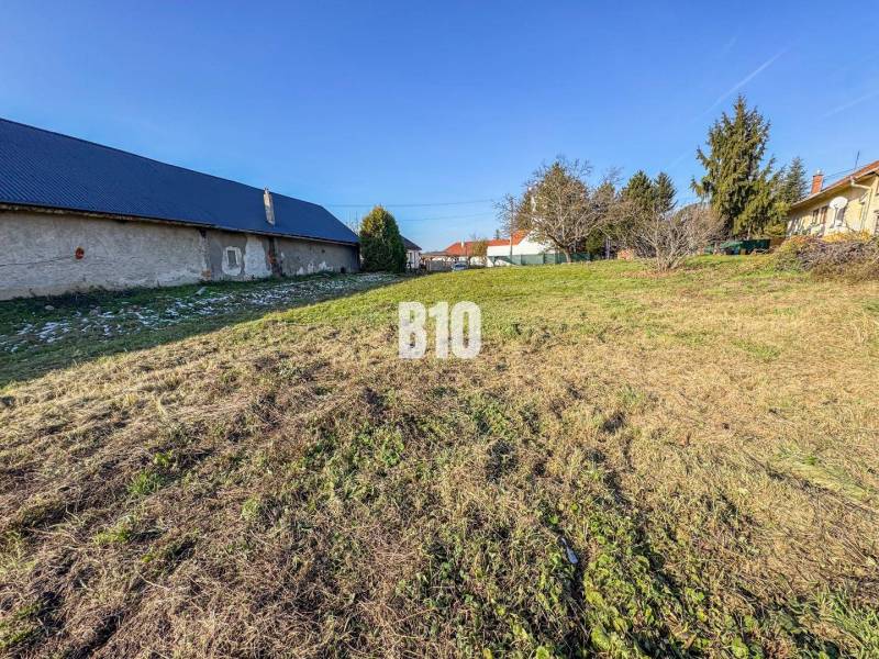 Rasenfläche bei einem Einfamilienhaus, ideal für Grundstücke und Wohnen in der Natur.