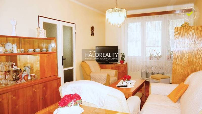 Wohnzimmer mit Möbeln und Dekorationen in einer 3-Zimmer-Wohnung, Boden mit Holzdekor.