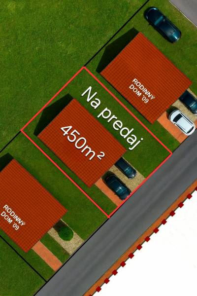 Grundstücke zum Wohnen in Šaľa mit Einfamilienhaus zu verkaufen, Größe 450 m².