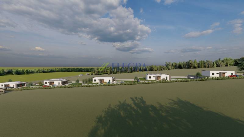 Einfamilienhäuser auf Wohnbaugrundstücken in der Stadt Vranov nad Topľou, Lomnická Straße.