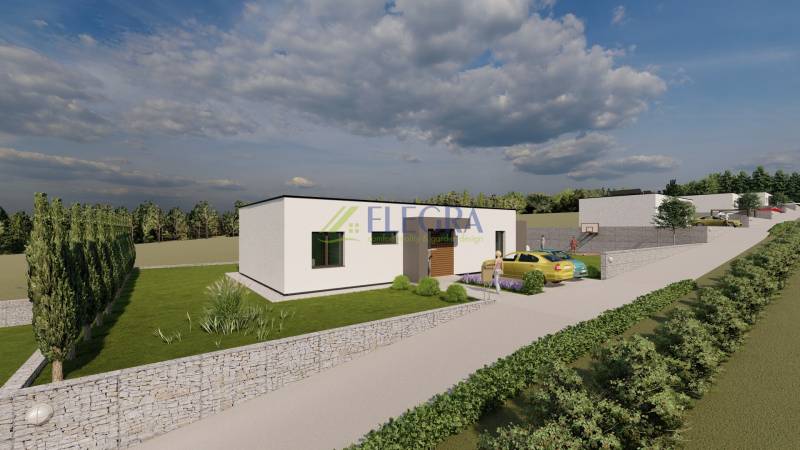 Visualisierung eines Hauses in der Lomnická-Straße in Vranov nad Topľou, Grundstücke - Wohnen.