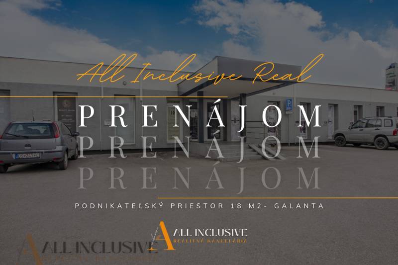 Büros zur Miete in den Clementis-Gärten in Galanta mit Parkplatz.