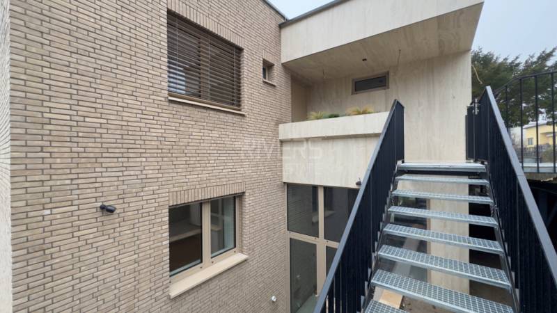 Einfamilienhaus in der Révova-Straße in Bratislava - Altstadt mit Ziegelfassade.