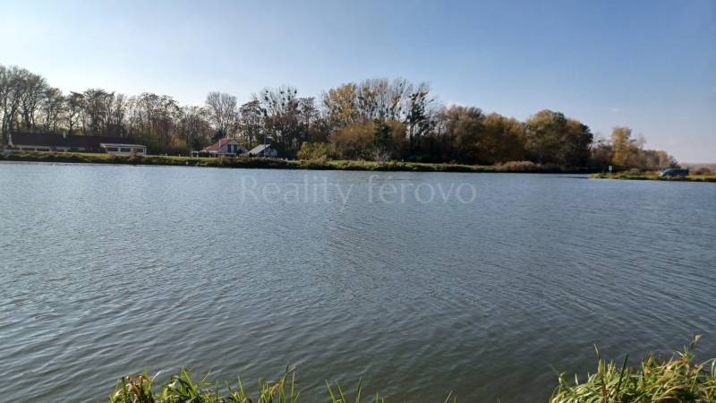 Ein Fluss, der landwirtschaftliche und forstwirtschaftliche Flächen mit ländlicher Landschaft in Mostová umfließt.