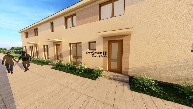 Moderne Wohneinheit mit Außeneingängen in der Litoměřická-Straße in Topoľčianky.