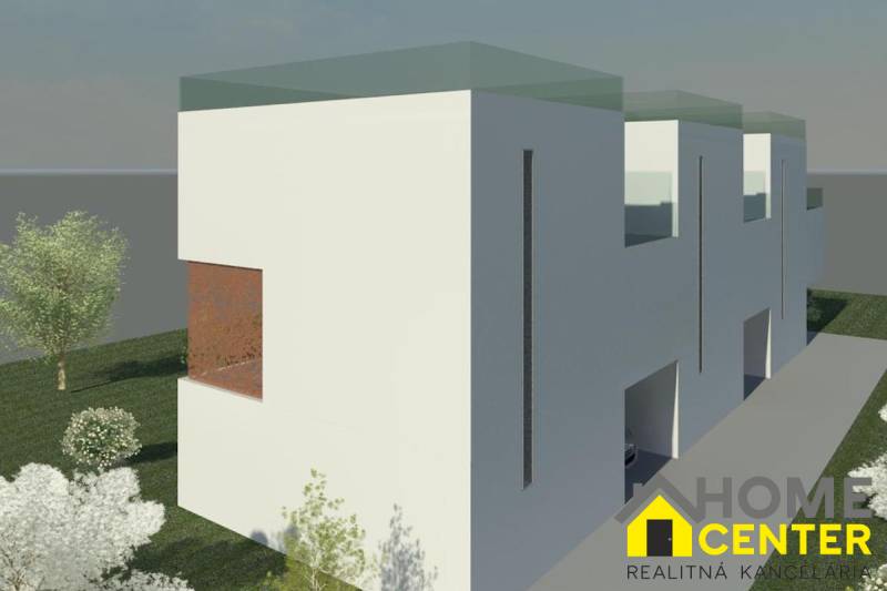 Villa in Čiovo mit minimalistischem Design und grünem Garten.