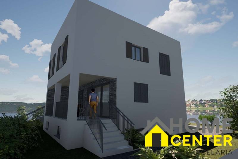 Ferienwohnung in Čiovo mit Meerblick und Blick ins Grüne.